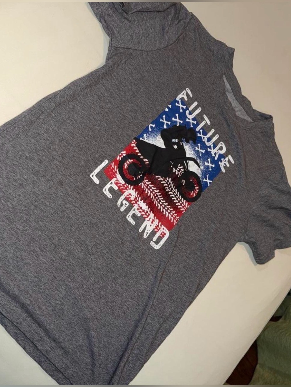 bcg boys 14/16 Charcoal Gray Short Sleeve Tee